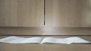 Girlfriend at home love pooping