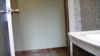 Anabel pushes out a big pile of turd