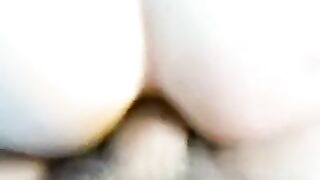 Anal fuck with shit on the cock