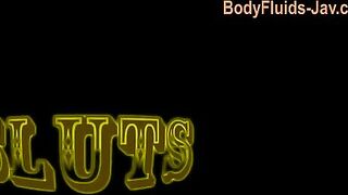 Round ass lovely Japanese girl and kinky poop