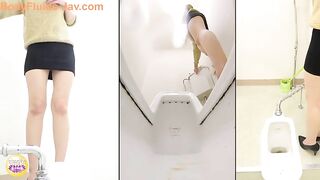Naughty Japanese girl and heavy poop
