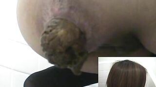 Sweet big booty and  sticky poop