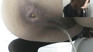 Asian Woman Shit & Piss