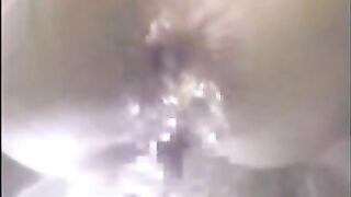 Dirty hard poop in hot closeup