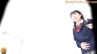 Asian gal and messy load