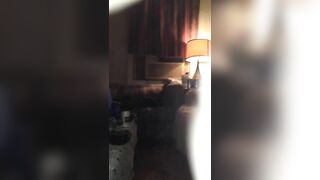 Beautiful girl pooping for you at home