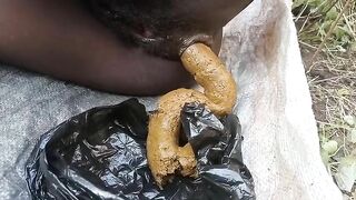 Biggest pile of poop from ebony beauty
