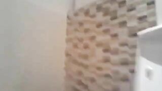 Stunning German blonde girl playing with her shit