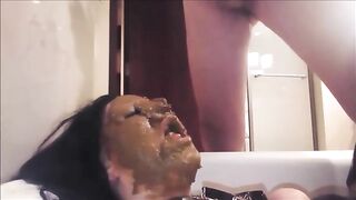 Heavily covered in the shit