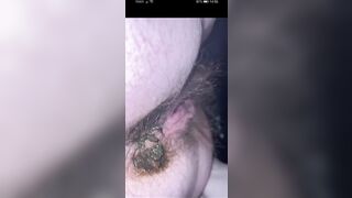 Hot hairy pooping asshole