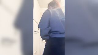 Sexy tattooed girl showing her shit