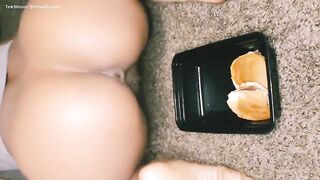 Delicious nasty scat burger