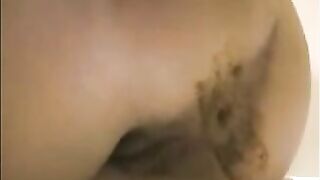 Dirty ass milf farting and shitting