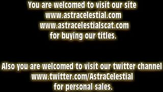 Shit covered girl takes cock in her all holes