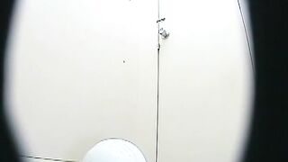 Naughty hairy Japanese girl teasing and pooping