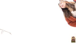 Curvy big ass Japanese gal dropping hard load