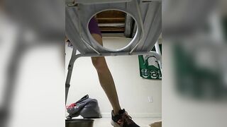 Dirty bitch poops hard