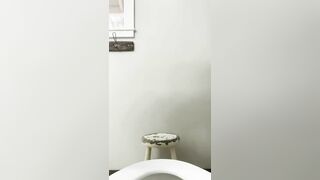 Cheeky wife ass fingering and pooping