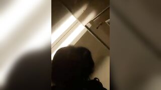 Lovely amateur mature lady pooping