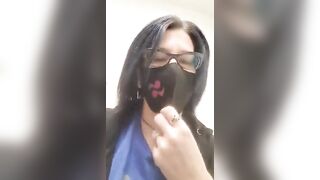 Lovely amateur mature lady pooping