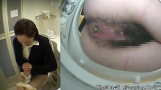 Office babe and hot cam poop