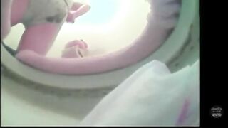 Lovely round ass girl poop caught on cam