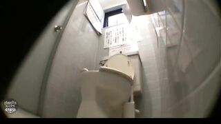 Amazing cute Japanese office babe poops