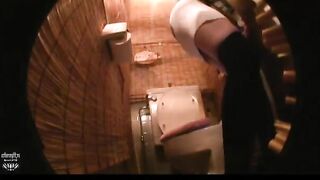 Cute brunette Japanese girl and bowl cam