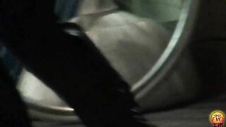 Smooth ass girl and hot toilet logs