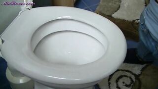 Messy poop in the toilet