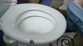 Messy poop in the toilet