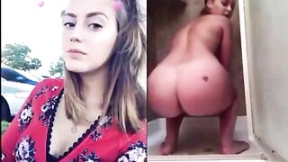 Tasty nice ass babes smearing compilation