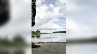 Beautiful poop by the lake side