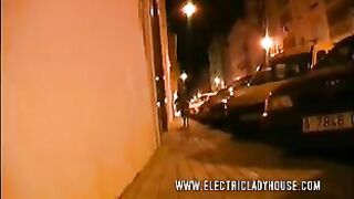 balcony shit and sexy blonde