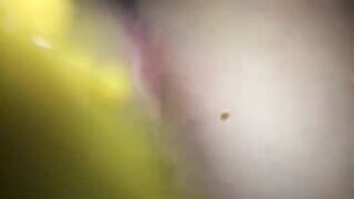 Sticky green poop in the bowl cam