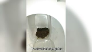 Young lady and sexy poop