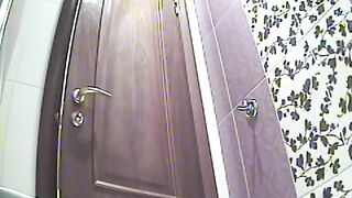 Cute hot chick pissing and pooping