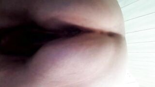 Amateur hot ass wife shits