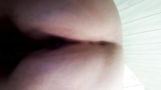 Amateur hot ass wife shits