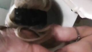 Slave eating shit from the toilet