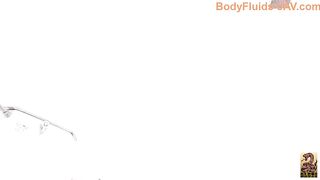 Japanese young gal pushing poop