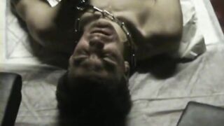 Girl licks shit from a paper towel