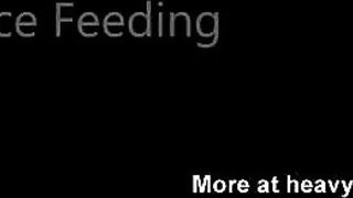 Woman eats ass in bathroom