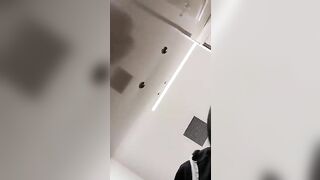 Beautiful horny girl masturbates and poop at home