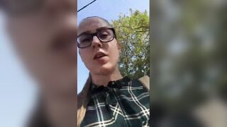 Big shit on the floor of a hospital toilet