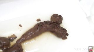 Hairy pussy Japanese milf and yummy poop