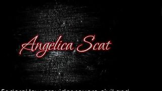 Lady in black tights pooping pov