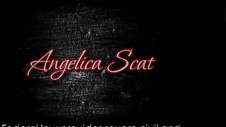 Lady in fishnets poops big load