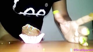 Making nice shit cupcake