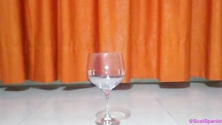 Shit and sweets in the cup